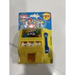 Dubble Bubble Sweet Slots Casino 3" Machine Plastic 2006 Gum Slot -- NEW Sealed